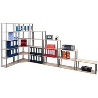 SZ Metall Bücherregal buche, ahorn 68,5 x 30,0 x 74,0 cm von SZ Metall