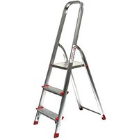 SZ Metall Stehleiter alu 3 Stufen, H: 126,0 cm von SZ Metall