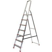 SZ Metall Stehleiter alu 7 Stufen, H: 227,0 cm von SZ Metall