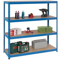 SZ Metall Weitspannregal 28282-4 blau 150,0 x 80,0 x 280,0 cm SZ Metall Weitspannregal 28282-4 blau 150,0 x 80,0 x 280,0 cm von SZ Metall