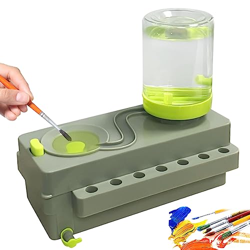 SZBYH Pinselreiniger, Spülen, Spülen, Multifunktionsbürste, Make-up-Pinsel, Künstlerbedarf, für Acrylfarben ab 14 Jahren, Grau SZBYH Pinselreiniger, Spülen, Spülen, Multifunktionsbürste, Make-up-Pinsel, Künstlerbedarf, für Acrylfarben ab 14 Jahren, Grau von XGAGHB