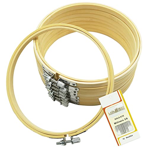 SZCXDKJ 8 Stück 15,2 cm Mini Bambus Kreis Stickrahmen Kreuzstich Ringe für DIY Kunst Handwerk Praktisches Nähen SZCXDKJ 8 Stück 15,2 cm Mini Bambus Kreis Stickrahmen Kreuzstich Ringe für DIY Kunst Handwerk Praktisches Nähen von SZCXDKJ