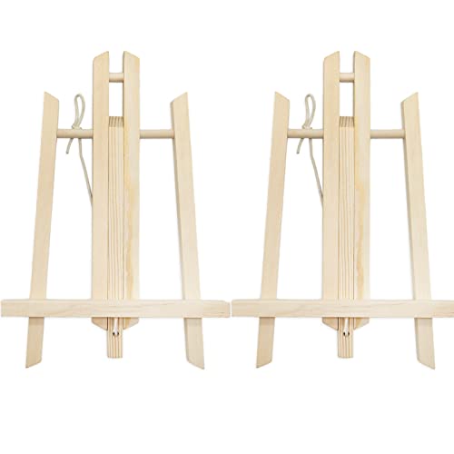 Staffelei, 30cm Hoch Staffelei Holz, Staffelei Kinder, Display Staffelei Klein, Staffelei Tisch, Mini Staffelei, Staffelei Holz Klein, Bild Ständer Aus Vollholz, Klappbar Und Höhenverstellbar von SZCXDKJ