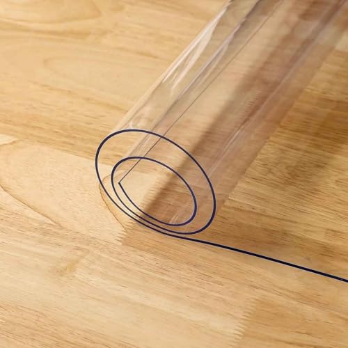 SZITW 2 mm Dicker, durchsichtiger Schreibtischschutz, transparente Tischdecke, rechteckige Vinyl-Schreibtischunterlage, PVC-Kunststoff-Tischdecke für Beistelltisch/Schreibtisch/Esstisch/Werkbank ( SZITW 2 mm Dicker, durchsichtiger Schreibtischschutz, transparente Tischdecke, rechteckige Vinyl-Schreibtischunterlage, PVC-Kunststoff-Tischdecke für Beistelltisch/Schreibtisch/Esstisch/Werkbank ( von SZITW