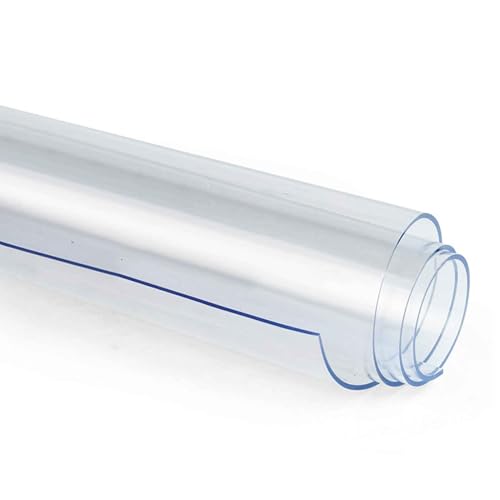 SZITW Rechteckige, durchsichtige Tischplattenschutzhülle, 100% wasserdichte, ölbeständige Tischdecke aus Vinyl-Kunststoff, PVC – ölbeständige, leicht abwischbare, transparente Schreibtischunterla SZITW Rechteckige, durchsichtige Tischplattenschutzhülle, 100% wasserdichte, ölbeständige Tischdecke aus Vinyl-Kunststoff, PVC – ölbeständige, leicht abwischbare, transparente Schreibtischunterla von SZITW