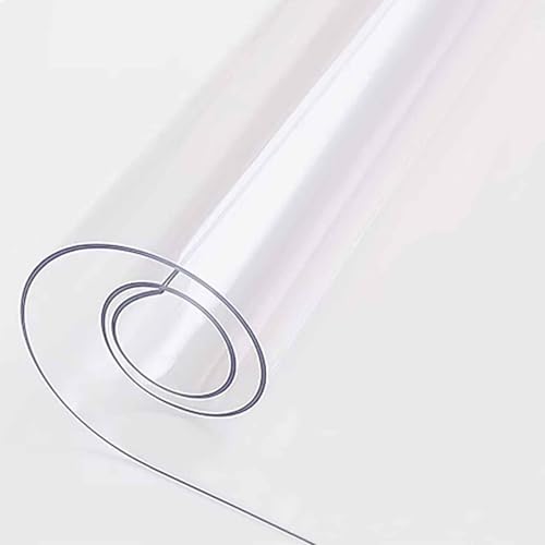 SZITW Rechteckige Tischdecke, wasserdichter Vinyl-Tischdeckenschutz, ölbeständige Kunststoff-Tischdecke, transparente Bodenmatte, leicht abwischbare Schreibtischunterlage – unterstützt individuell SZITW Rechteckige Tischdecke, wasserdichter Vinyl-Tischdeckenschutz, ölbeständige Kunststoff-Tischdecke, transparente Bodenmatte, leicht abwischbare Schreibtischunterlage – unterstützt individuell von SZITW