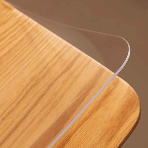 SZITW Transparente Tischschutzhülle, rechteckig, 2 mm, transparenter Kunststoff, Tischschutz, wasserdicht, Kratzfest, klare Schreibtischunterlage für Bank, Eingangsbereich, Kaffeetisch (70 x 140 c SZITW Transparente Tischschutzhülle, rechteckig, 2 mm, transparenter Kunststoff, Tischschutz, wasserdicht, Kratzfest, klare Schreibtischunterlage für Bank, Eingangsbereich, Kaffeetisch (70 x 140 c von SZITW