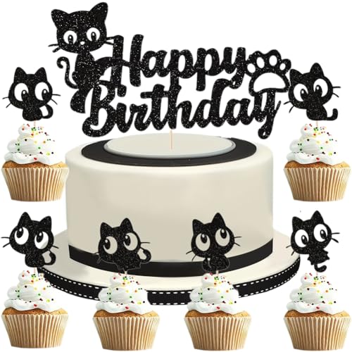 14 Stück Cupcake Topper Katze, Süß Katze Tortendeko Kätzchen Cupcake Topper für Katzenliebhaber Kätzchen Thema Geburtstag Hochzeit Party Kuchen Dekorationen Zubehör 14 Stück Cupcake Topper Katze, Süß Katze Tortendeko Kätzchen Cupcake Topper für Katzenliebhaber Kätzchen Thema Geburtstag Hochzeit Party Kuchen Dekorationen Zubehör von SZJFYMQ