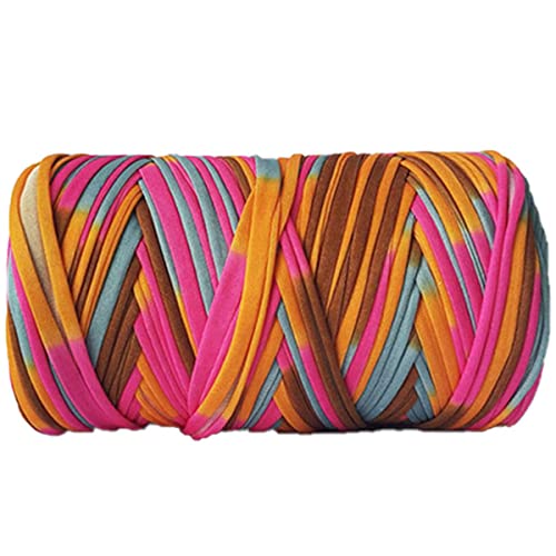 1 Pack 300g Super Soft Colorful T Shirt Garn, Strickgarn Stoff Häkelstoff baumwollgarn Häkelgarn für DIY Art Strickwaren Korbflechtzubehör Häkelprojekte 1 Pack 300g Super Soft Colorful T Shirt Garn, Strickgarn Stoff Häkelstoff baumwollgarn Häkelgarn für DIY Art Strickwaren Korbflechtzubehör Häkelprojekte von SZJIAHTM