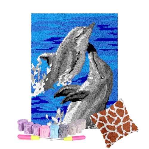 SZKBEUO 40 x 70 cm Knüpfteppich zum Selber Knüpfen Set Erwachsene, Knüpfteppich Zum Selber Knüpfen mit Bedruckter Leinwand, Knüpfen Set für Erwachsene SZKBEUO 40 x 70 cm Knüpfteppich zum Selber Knüpfen Set Erwachsene, Knüpfteppich Zum Selber Knüpfen mit Bedruckter Leinwand, Knüpfen Set für Erwachsene von SZKBEUO