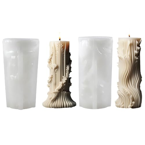 2 Stück Silikonformen GießFormen Kerzen,Kerzen Formen Silikon,Zylinderförmig Kerzenformen,Silikonform Römische SäUle für Die Herstellung von Aromatherapie Kerzen, Seife (Mit Alten Römischen Mustern) 2 Stück Silikonformen GießFormen Kerzen,Kerzen Formen Silikon,Zylinderförmig Kerzenformen,Silikonform Römische SäUle für Die Herstellung von Aromatherapie Kerzen, Seife (Mit Alten Römischen Mustern) von SZQIUNUBI