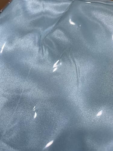 SZRUIZFZ The Yard Charmeuse Satinstoff 152,4 cm breit für Hochzeitskleider, Bekleidungsherstellung, DIY Handwerk, Nähen (Limpet Shell, Meterware geschnitten) von SZRUIZFZ