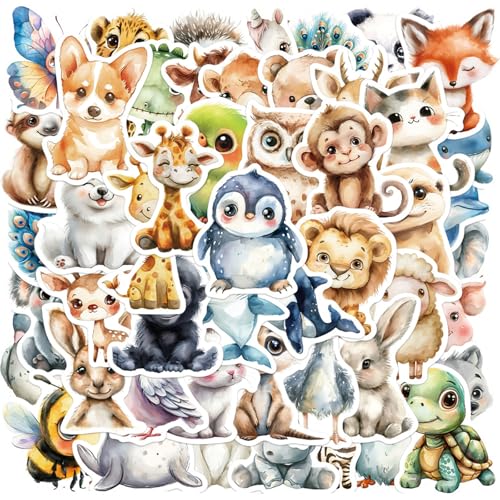 SZSMW 100 Blatt Sticker Tiere - Scrapbooking Sticker - Cute Sticker - Ideal FüR UmschläGe, GrußKarten, Scrapbooking, Dekorative Diy-Kuchen-/Cupcake-Topper,Ideal Als Klassenpreis SZSMW 100 Blatt Sticker Tiere - Scrapbooking Sticker - Cute Sticker - Ideal FüR UmschläGe, GrußKarten, Scrapbooking, Dekorative Diy-Kuchen-/Cupcake-Topper,Ideal Als Klassenpreis von SZSMW