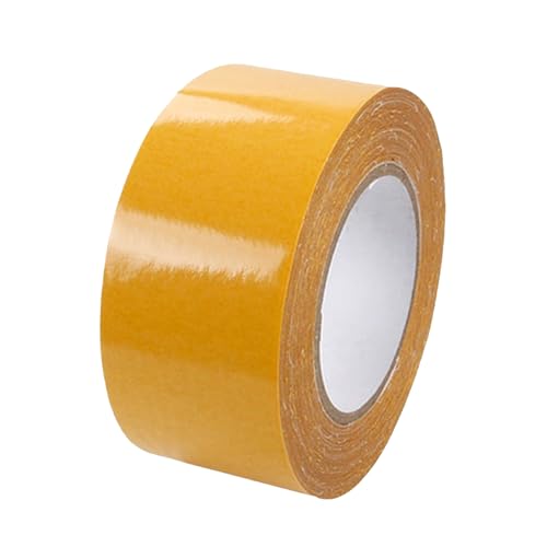 SZSZLDZSW Super klebriger Widerstand klares Klebeband doppelseitig Klebeband Heavy Duty Sticky Doppy -Sided -Montagetyp für Teppiche, Teppiche, Bilder und Kunsthandwerk gelb 1cmx20m von SZSZLDZSW