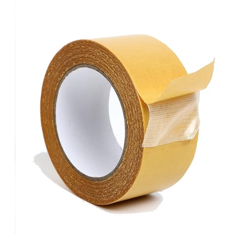 SZSZLDZSW Super klebriger Widerstand klares Klebeband doppelseitig Klebeband Heavy Duty Sticky Doppy -Sided -Montagetyp für Teppiche, Teppiche, Bilder und Kunsthandwerk gelb 2cmx20m von SZSZLDZSW