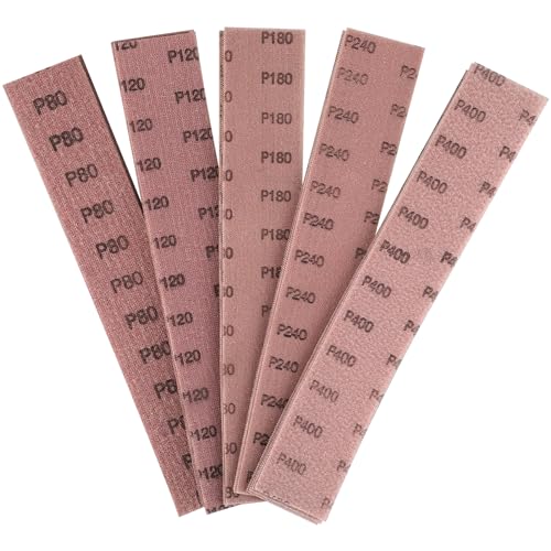 25 Stück Netz-Schleifblätter, 70 x 400 mm, Netz-Klett-Schleifpads, Körnung 80, 120, 180, 240, 400, staubfreies Schleifnetz, Schleifscheibe, Anti-Blocking-Schleifen, Polieren, Schleifpapier for Holzmöb 25 Stück Netz-Schleifblätter, 70 x 400 mm, Netz-Klett-Schleifpads, Körnung 80, 120, 180, 240, 400, staubfreies Schleifnetz, Schleifscheibe, Anti-Blocking-Schleifen, Polieren, Schleifpapier for Holzmöb von SZTVECFW