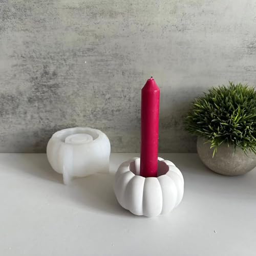 Silikonformen Gießformen,Silikonform Deko, Silikonform Kerzenhalter, Silikonform Kerzenformen zum Gießen,Ahornblatt Pumpkin Giessformen Silikon Gießform (99-White, One Size) von SZXLSP