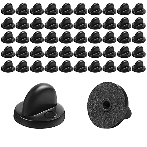 50 Stück Gummi-Steckverschlüsse 11,5 mm Durchmesser Pin Kupplung Verschlüsse für Reverspin Krawattennadel schwarz 50 Stück Gummi-Steckverschlüsse 11,5 mm Durchmesser Pin Kupplung Verschlüsse für Reverspin Krawattennadel schwarz von SZXMDKH