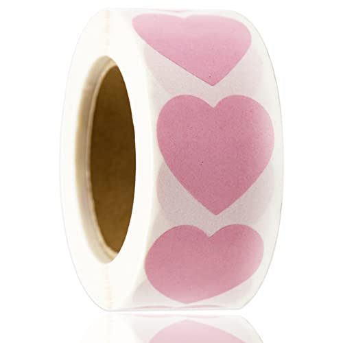 500 Stück Herz Aufkleber Rosa, Selbstklebende Herzform Etiketten für Hochzeit Valentinstag Geburtstag Verpackung und Scrapbooking Dekoration ,hochzeitsaufkleber Umschlagsiegel - 2.5cm/1Rollen 500 Stück Herz Aufkleber Rosa, Selbstklebende Herzform Etiketten für Hochzeit Valentinstag Geburtstag Verpackung und Scrapbooking Dekoration ,hochzeitsaufkleber Umschlagsiegel - 2.5cm/1Rollen von SZXMDKH