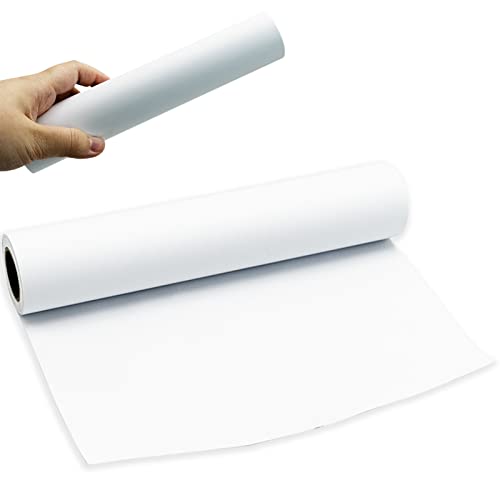 Weiße Papierrolle, 22.5cm x 10m, weiße Handwerkspapierrolle, ideal für Staffeleipapier, Bulletin Board-Papier, Wandkunst, Geschenkpapier.(Paper-1 Pcs) von SZXMDKH