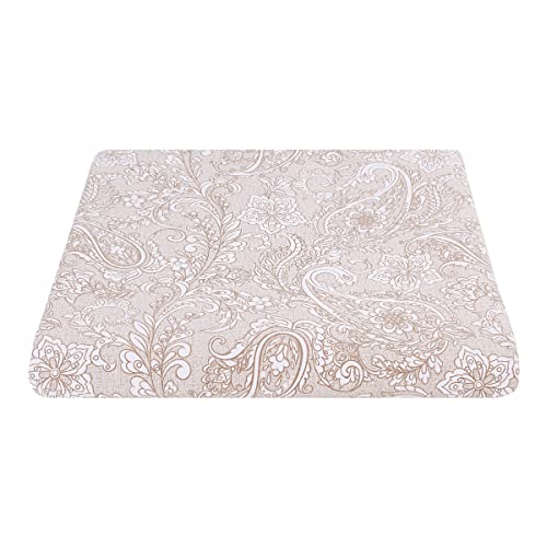 Stoff Loneta, Baumwolle, bedruckt, Heimdekoration, Tischdecken, Kissen, Polsterung, Vorhänge, H 280 cm (Jacquard-Beige, Meterware (100 x 280 cm) von SaRani
