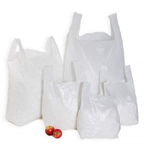 Sabco Tragetaschen aus Kunststoff, 100% recycelbar, umweltfreundlich, Weiß, 100 Stück, 10 x 15 x 18", 1 Sabco Tragetaschen aus Kunststoff, 100% recycelbar, umweltfreundlich, Weiß, 100 Stück, 10 x 15 x 18", 1 von Sabco