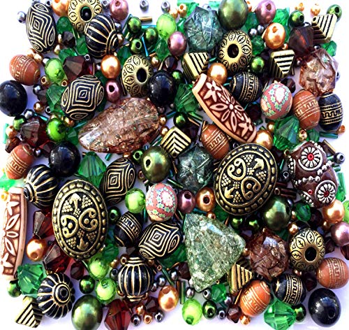 80g Mutter Erde braun grün Bronze Schmuck machen Perlen von Sabrikas Let Your Creative Spirit Run Free
