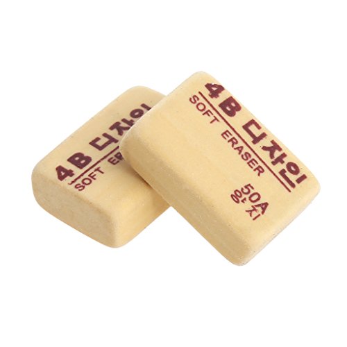 Saccgt 4B Radiergummi aus weichem Gummi, für Zeichnen, Schreiben, Büro, Schule, Kindergarten, Geschenk, 5 Stück Saccgt 4B Radiergummi aus weichem Gummi, für Zeichnen, Schreiben, Büro, Schule, Kindergarten, Geschenk, 5 Stück von Saccgt