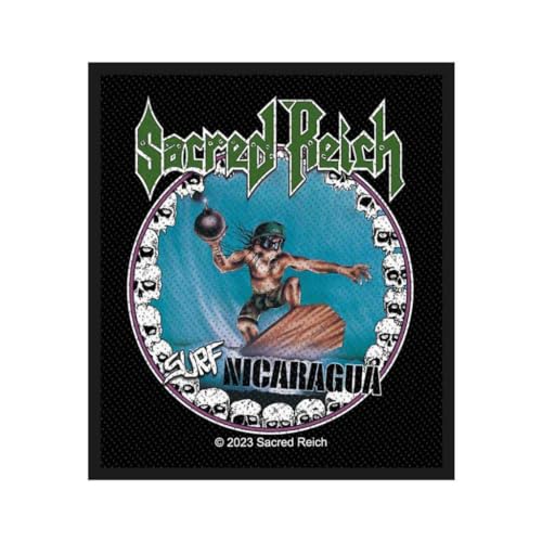 Sacred Reich Woven Patch Surf Nicaragua Nue offiziell Schwarz One Size Sacred Reich Woven Patch Surf Nicaragua Nue offiziell Schwarz One Size von Sacred Reich