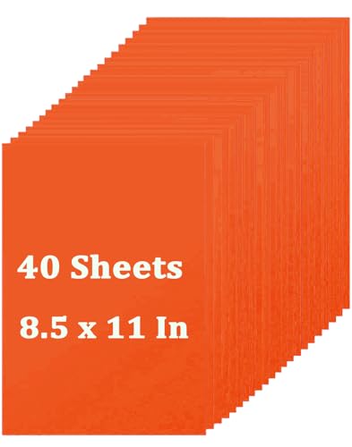 40 Blatt orangefarbener Karton, 21,6 x 27,9 cm, dicke Karte für Halloween-Ernte-Menüs, Einladungen, Hochzeiten, DIY-Karten, Schreibwaren-Druck 40 Blatt orangefarbener Karton, 21,6 x 27,9 cm, dicke Karte für Halloween-Ernte-Menüs, Einladungen, Hochzeiten, DIY-Karten, Schreibwaren-Druck von Sadaunbe