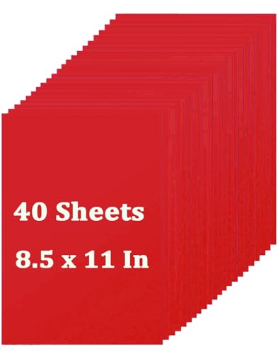 40 Blatt roter Karton, 21,6 x 27,9 cm, dicke Karte für Weihnachten, Valentinstag, Muttertagseinladungen, Speisekarten, Hochzeit, Halloween, DIY-Kartenherstellung, Schreibwarendruck 40 Blatt roter Karton, 21,6 x 27,9 cm, dicke Karte für Weihnachten, Valentinstag, Muttertagseinladungen, Speisekarten, Hochzeit, Halloween, DIY-Kartenherstellung, Schreibwarendruck von Sadaunbe