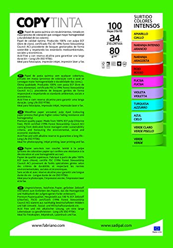 Sadipal 11303.0 – Pack von 100 Blatt Papier, A4 von Sadipal