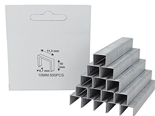 5000 Stk Tackerklammern 10mm, Typ 53, Handtackerklammern Heftklammern Tackerklammer Heftklammer Handtacker Klammern 5000 Stk Tackerklammern 10mm, Typ 53, Handtackerklammern Heftklammern Tackerklammer Heftklammer Handtacker Klammern von Saekulum