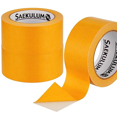 Saekulum 2 Stk. Doppelseitiges Klebeband, Teppich-Verlegeband 50 mm x 25 m, Teppichklebeband doppelseitig, Doppelklebeband/Hohe Klebekraft, Teppichband für glatte Untergründe, vielseitig einsetzbar von Saekulum