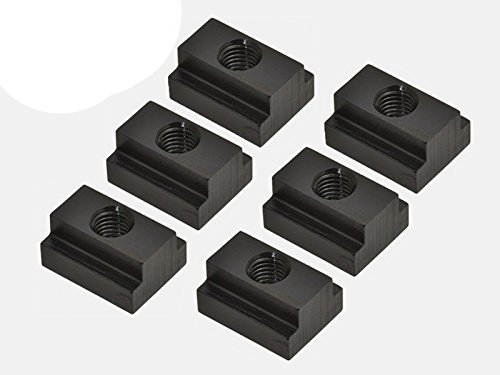 Set von 6 Pack t-slot Mutter M12 Gewinde & Schlitz Größe 18 mm Spann für Tisch Slot Fräsen Set von 6 Pack t-slot Mutter M12 Gewinde & Schlitz Größe 18 mm Spann für Tisch Slot Fräsen von Safedeals365