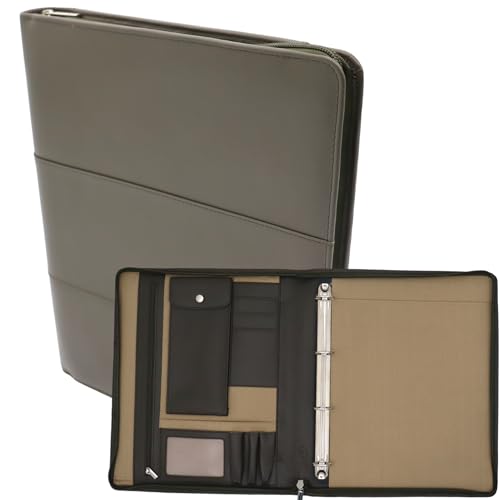 Safekeepers Dokumentenmappe Leder - Konferenzmappe a4 - Ledermappe a4, Arbeitsmappe aus Leder - Grün Army Safekeepers Dokumentenmappe Leder - Konferenzmappe a4 - Ledermappe a4, Arbeitsmappe aus Leder - Grün Army von Safekeepers