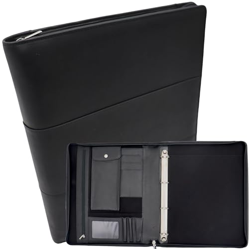 Konferenzmappe A4 Leder,Schreibmappe a4 reißverschluss,dokumentenmappe a4 leder ringbuch, Arbeitsmappe aus Leder, Geschenk für ihn Konferenzmappe A4 Leder,Schreibmappe a4 reißverschluss,dokumentenmappe a4 leder ringbuch, Arbeitsmappe aus Leder, Geschenk für ihn von Safekeepers