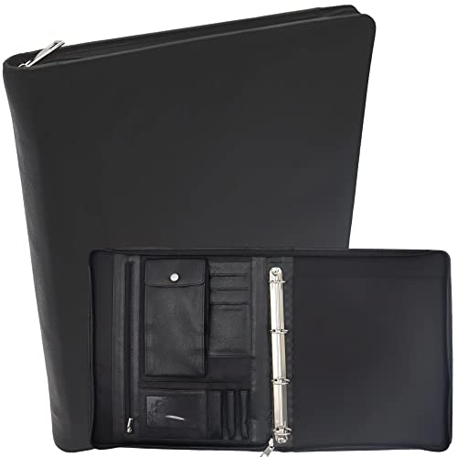 Safekeepers Konferenzmappe A4 Leder,Schreibmappe a4 reißverschluss,dokumentenmappe a4 Leder ringbuch, Arbeitsmappe aus Leder, Geschenk für ihn Safekeepers Konferenzmappe A4 Leder,Schreibmappe a4 reißverschluss,dokumentenmappe a4 Leder ringbuch, Arbeitsmappe aus Leder, Geschenk für ihn von Safekeepers