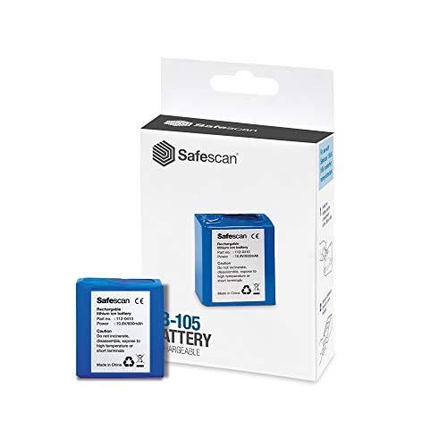 Safescan LB-105 aufladbarer Akku zum mobilen Gebrauch der automatischen Geldscheinprüfer von Safescan - Lithiumbatterie für bis zu 30 Std mobilen Gebrauch der automatischen Falschgeldprüfgeräte Safescan LB-105 aufladbarer Akku zum mobilen Gebrauch der automatischen Geldscheinprüfer von Safescan - Lithiumbatterie für bis zu 30 Std mobilen Gebrauch der automatischen Falschgeldprüfgeräte von Safescan