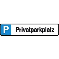 SafetyMarking® Hinweisschild "P Privatparkplatz" rechteckig 52,0 x 11,0 cm von SafetyMarking®