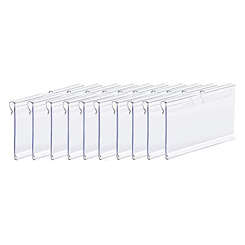 10 Stück 70x42mm Transparent Kunststoff Etikettenhalter, PVC Preisschildhalter Kunststoff Regal Etikettenhalter Namenskarten Halter für Supermarkt, Geschäft, Büro, Zuhause 10 Stück 70x42mm Transparent Kunststoff Etikettenhalter, PVC Preisschildhalter Kunststoff Regal Etikettenhalter Namenskarten Halter für Supermarkt, Geschäft, Büro, Zuhause von SagaSave