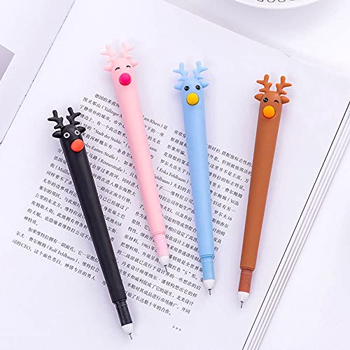 10 Stücke Kaktus/Elch Gelschreiber, 0,5 mm Kugelschreiber Niedlich Geformte Neutrale Stifte für das Home Office der Schule 10 Stücke Kaktus/Elch Gelschreiber, 0,5 mm Kugelschreiber Niedlich Geformte Neutrale Stifte für das Home Office der Schule von SagaSave