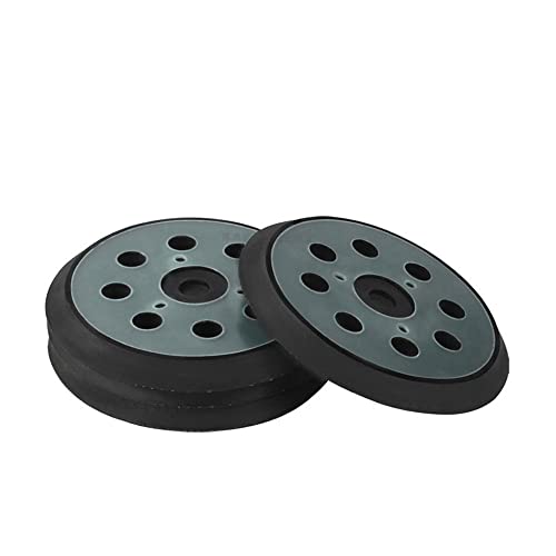 SagaSave 2 Stück 5 Zoll 8-Loch Gummi Ersatzschleifscheiben mit Klett-Boden für Winkelschleifmaschine, Tischschleifmaschine, Geradschleifmaschine, blau und schwarz SagaSave 2 Stück 5 Zoll 8-Loch Gummi Ersatzschleifscheiben mit Klett-Boden für Winkelschleifmaschine, Tischschleifmaschine, Geradschleifmaschine, blau und schwarz von SagaSave