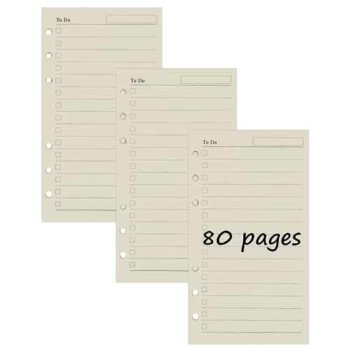 3 Packungen A6 Das Bis Nachfüllpapier, 240 Blätter 6 Löcher Nachfüllpapier Nachfüllbare Refill Paper Nachfülleinlagen für Notizbuch, Tagbuch, Skizze, Malerei 3 Packungen A6 Das Bis Nachfüllpapier, 240 Blätter 6 Löcher Nachfüllpapier Nachfüllbare Refill Paper Nachfülleinlagen für Notizbuch, Tagbuch, Skizze, Malerei von SagaSave