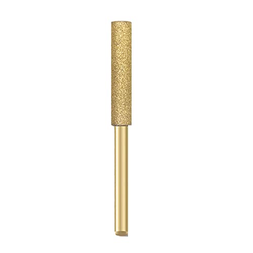 6 Stück Schleifspitze Diamant Kettensägenschärfer Hohe Härte Titanbeschichtete Diamantbits (5/32 Zoll, 4 mm) von SagaSave