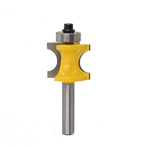 Eckfräser mit 8 mm Schaft, 5 Größen, halbrunde Seite, Holzbearbeitungswerkzeug, Fräser von SagaSave
