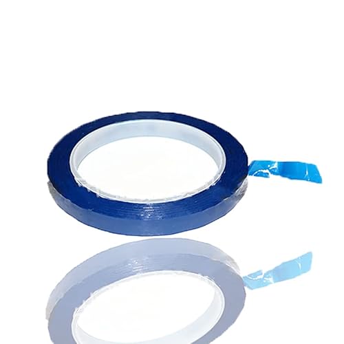 Grafisches Klebeband von 5/10 Stück Whiteboard-Grafiktafel, 3 mm breit, trocken abwischbar, Markierungsband, Linien, Rasterbildband, 66 m Länge, blau von SENRISE