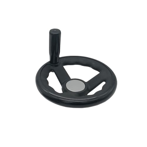 Handrad Rundes mit Drehgriff, 3 Speichen 100mm Handrad Schwarz für Fräsmaschine Drehmaschine Handrad Rundes mit Drehgriff, 3 Speichen 100mm Handrad Schwarz für Fräsmaschine Drehmaschine von SagaSave