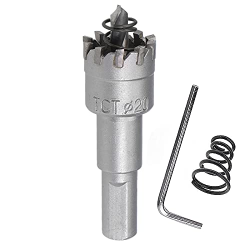 SagaSave 20mm Hartmetall-Lochschneider, Heavy Duty Lochsäge für Metall, Edelstahl, Rostfreier Stahl, Gusseisen, Stahl, Aluminium, USW SagaSave 20mm Hartmetall-Lochschneider, Heavy Duty Lochsäge für Metall, Edelstahl, Rostfreier Stahl, Gusseisen, Stahl, Aluminium, USW von SagaSave