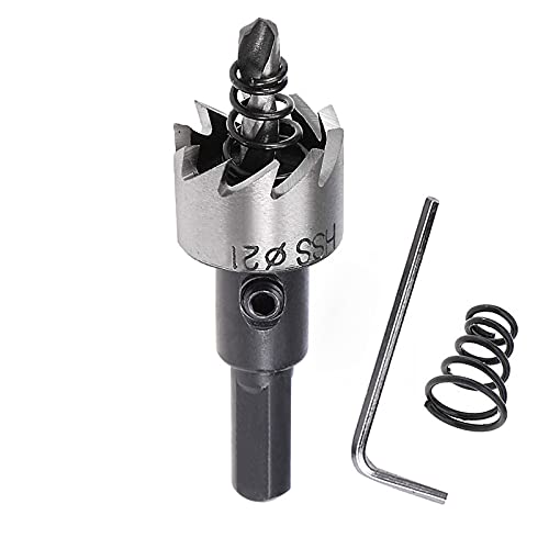 SagaSave 21mm HSS Bimetall Lochsäge, Lochöffner-Bohrer mit positiven Rechenzähnen für Metall Eisen Aluminium Holz Trockenbau Rohr Kunststoff Faserplatten 1 Stück SagaSave 21mm HSS Bimetall Lochsäge, Lochöffner-Bohrer mit positiven Rechenzähnen für Metall Eisen Aluminium Holz Trockenbau Rohr Kunststoff Faserplatten 1 Stück von SagaSave